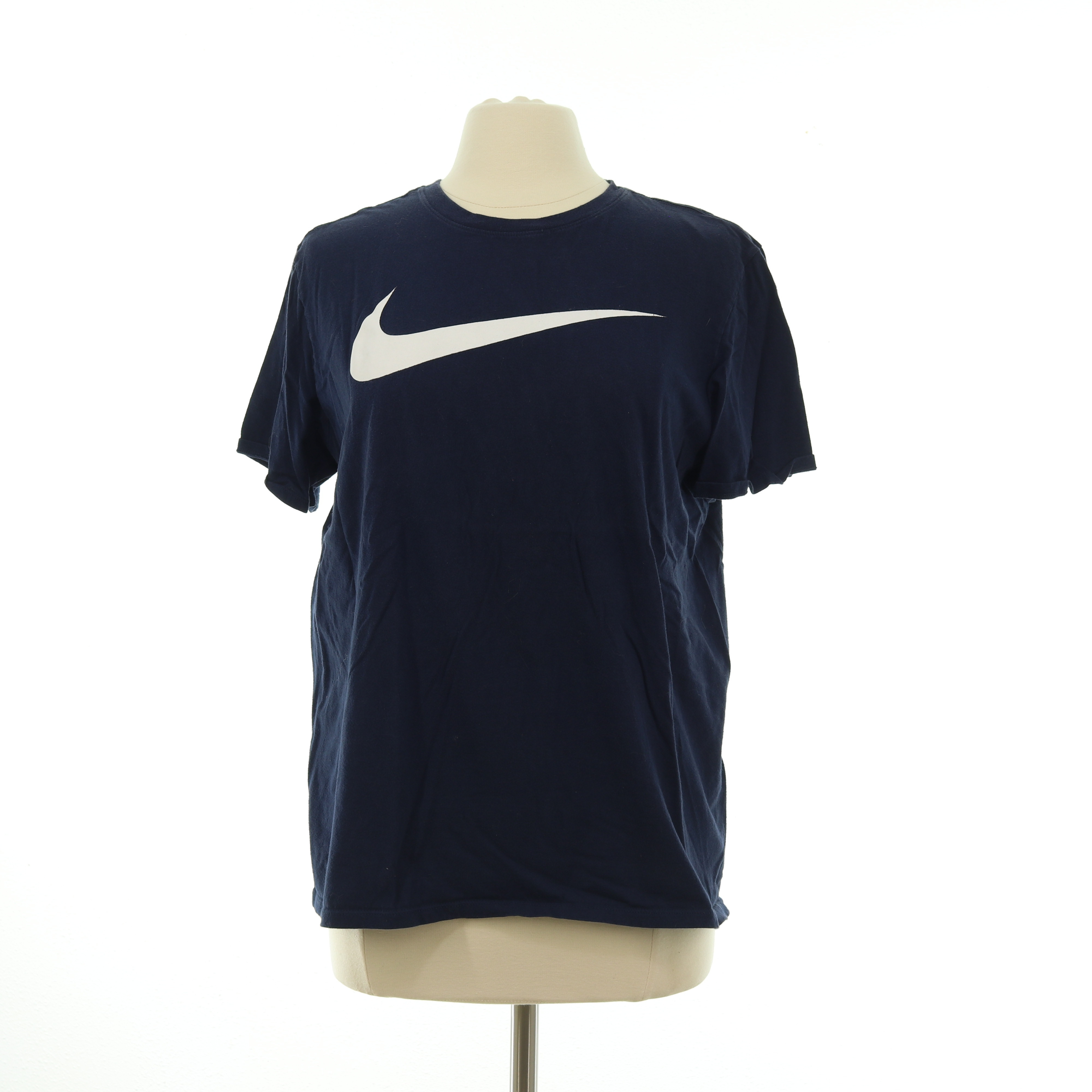 Nike Women's Blue Swoosh T-Shirt Top - Size Large